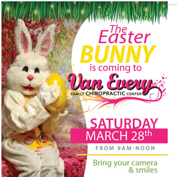 The Easter Bunny Coming March 28th