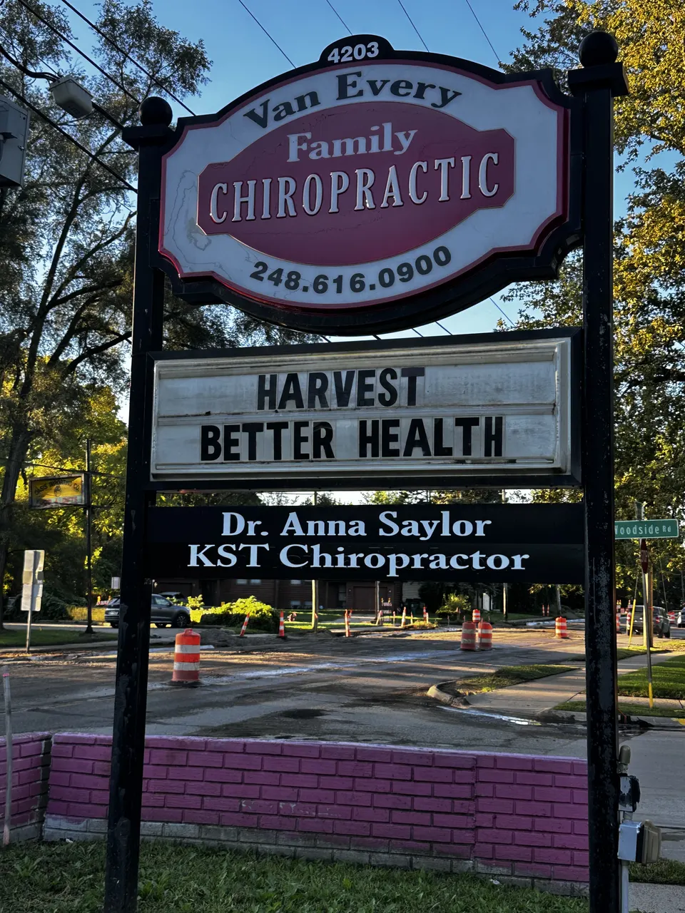 Our sign on Rochester Road