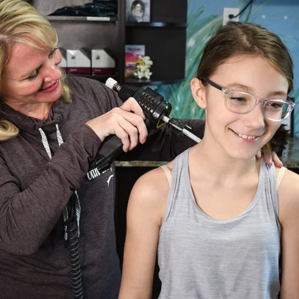 dr saylor adjusting kid